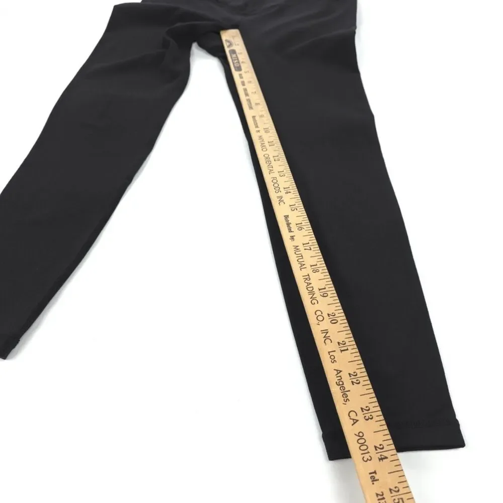 NATURYL Crossover Cropped Leggings Black Athleisure Yoga Lounge Sporty Grym